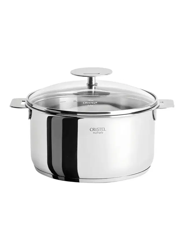Cristel Casteline Stewpan with Domed Lid, 7.5-Quart