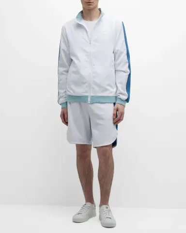 Lotto Italia Men 's Knit-Trim Track Jacket | Thumbnail 2 Lotto Italia Men 's Knit-Trim Track Jacket | Thumbnail 2