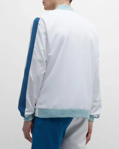 Lotto Italia Men 's Knit-Trim Track Jacket | Thumbnail 3 Lotto Italia Men 's Knit-Trim Track Jacket | Thumbnail 3