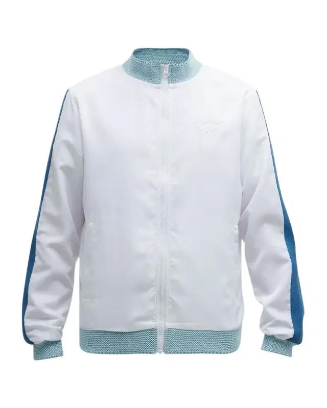 Men 's Knit-Trim Track Jacket