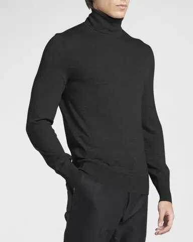 Tom Ford Men's Fine-Gauge Wool Turtleneck | Thumbnail 7 Tom Ford Men's Fine-Gauge Wool Turtleneck | Thumbnail 7