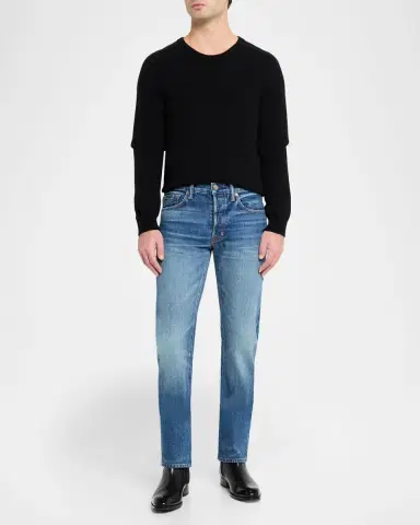 Tom Ford Men's Straight-Fit Selvedge Denim Jeans | Thumbnail 2
