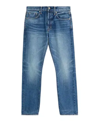 Tom Ford Men's Straight-Fit Selvedge Denim Jeans | Thumbnail 1