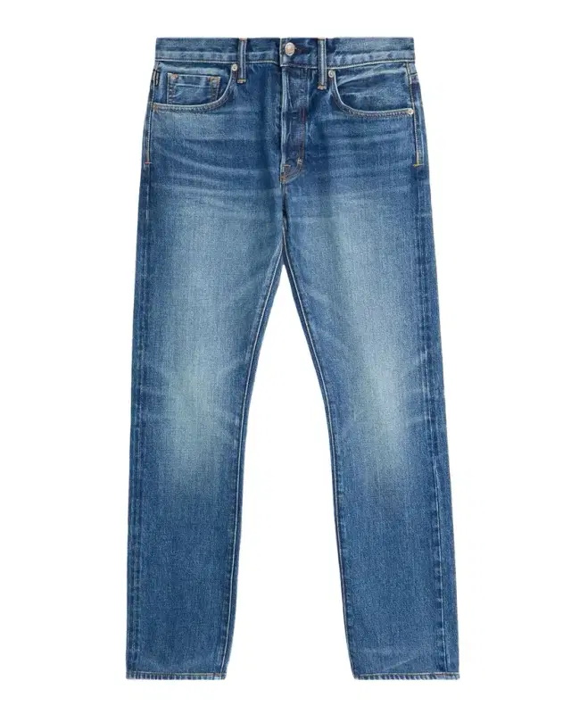 TOM FORD Men 's Straight-Fit Selvedge Denim Jeans