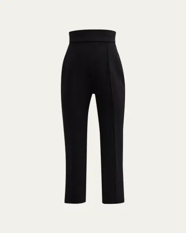 Carolina Herrera High-Rise Skinny-Leg Ankle Crepe Pants | Thumbnail 6