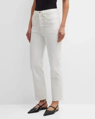 TOTEME Classic Cut Straight-Leg Ankle Denim Jeans | Thumbnail 2 TOTEME Classic Cut Straight-Leg Ankle Denim Jeans | Thumbnail 2