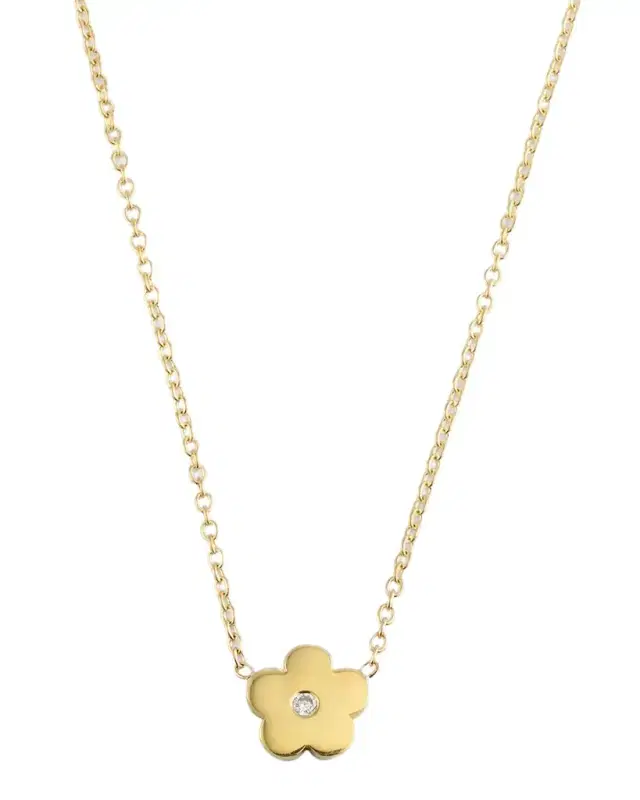 Mini Daisy Diamond Necklace