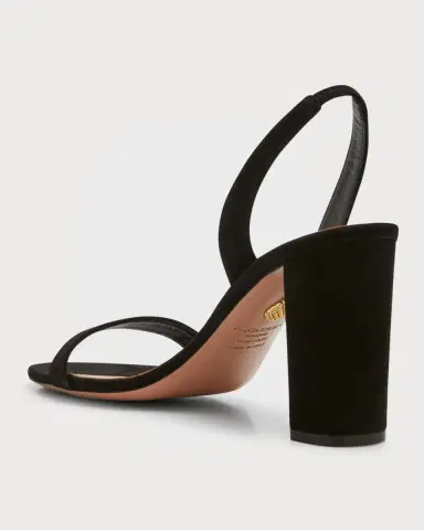 Aquazzura So Nude Block-Heel Halter Sandals | Thumbnail 4 Aquazzura So Nude Block-Heel Halter Sandals | Thumbnail 4