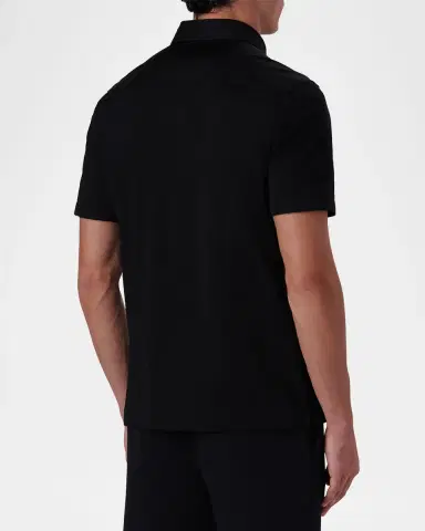 Bugatchi Men's OoohCotton Short-Sleeve Shirt with Chest Pockets | Thumbnail 6 Bugatchi Men's OoohCotton Short-Sleeve Shirt with Chest Pockets | Thumbnail 6