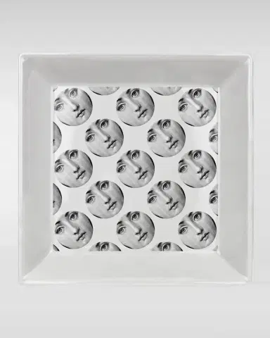 Fornasetti Square Plate 20 x 20cm - Tema E Variazioni N.197 | Thumbnail 2