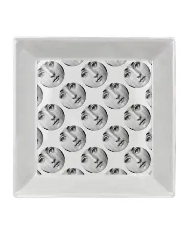 Fornasetti Square Plate 20 x 20cm - Tema E Variazioni N.197 | Thumbnail 1