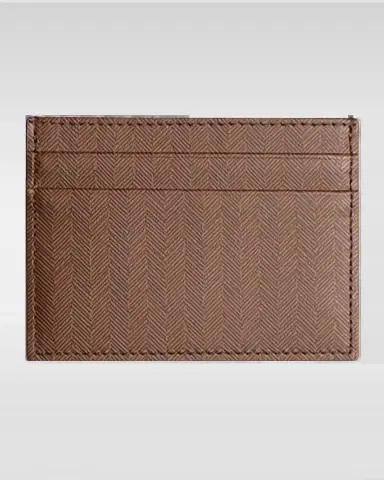 Bell'INVITO Chevron Leather Credit Card Case | Thumbnail 2