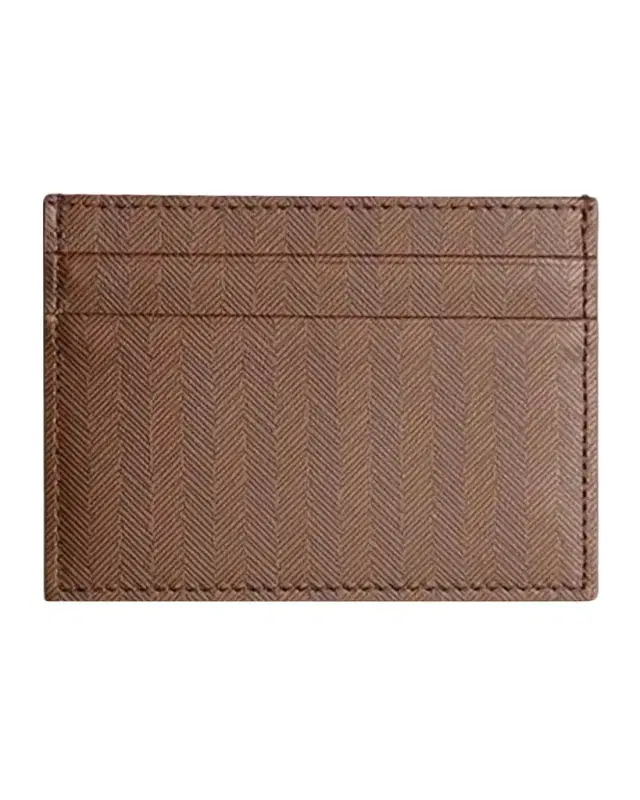 Bell 'INVITO Chevron Leather Credit Card Case