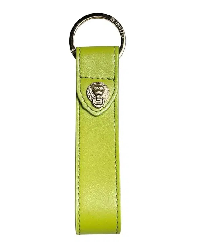 Bell 'INVITO Leather Logo Keychain