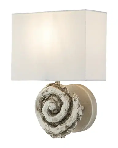 Lucas McKearn Swirl Large Sconce in Bone | Thumbnail 1