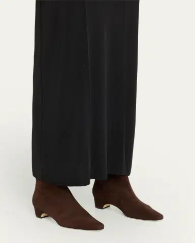 Manolo Blahnik Tolarc Suede Zip Ankle Booties | Thumbnail 11 Manolo Blahnik Tolarc Suede Zip Ankle Booties | Thumbnail 11