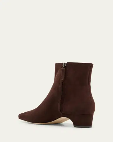 Manolo Blahnik Tolarc Suede Zip Ankle Booties | Thumbnail 13 Manolo Blahnik Tolarc Suede Zip Ankle Booties | Thumbnail 13