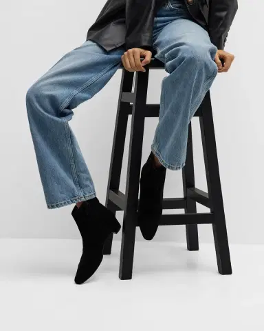 Manolo Blahnik Tolarc Suede Zip Ankle Booties | Thumbnail 15 Manolo Blahnik Tolarc Suede Zip Ankle Booties | Thumbnail 15