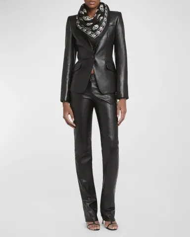 Alexander McQueen Skull Wool Scarf | Thumbnail 2 Alexander McQueen Skull Wool Scarf | Thumbnail 2