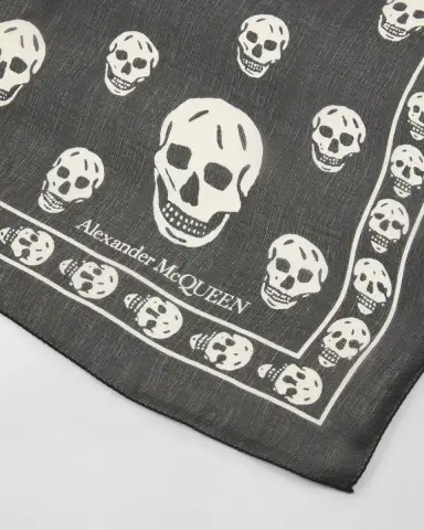 Alexander McQueen Skull Wool Scarf | Thumbnail 4 Alexander McQueen Skull Wool Scarf | Thumbnail 4