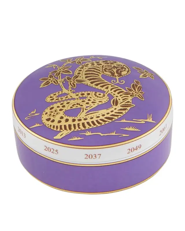 Vista Alegre Large Round Snake Box