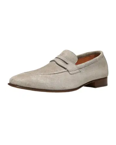 Donald Pliner Men's Jayce Suede Penny Loafers | Thumbnail 1