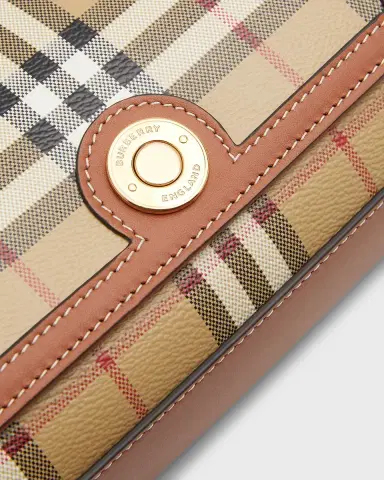 Burberry Note Small Check Top-Handle Bag | Thumbnail 5 Burberry Note Small Check Top-Handle Bag | Thumbnail 5