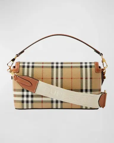 Burberry Note Small Check Top-Handle Bag | Thumbnail 6 Burberry Note Small Check Top-Handle Bag | Thumbnail 6