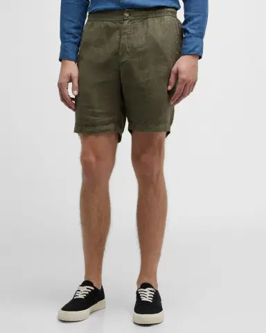 Swims Men 's Amalfi Linen Shorts | Thumbnail 2