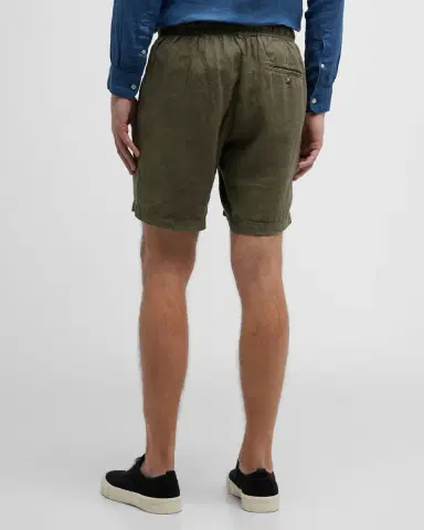 Swims Men 's Amalfi Linen Shorts | Thumbnail 3
