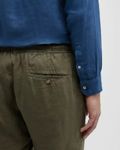 Swims Men 's Amalfi Linen Shorts | Thumbnail 4