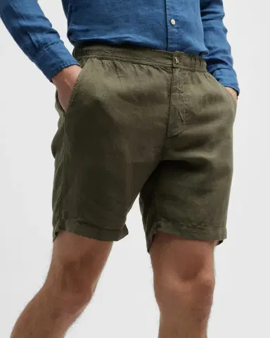 Swims Men 's Amalfi Linen Shorts | Thumbnail 5