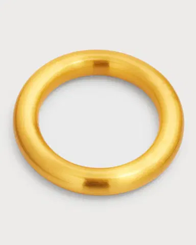 NEST Jewelry 24K Gold-Plated Bangle Bracelet | Thumbnail 3