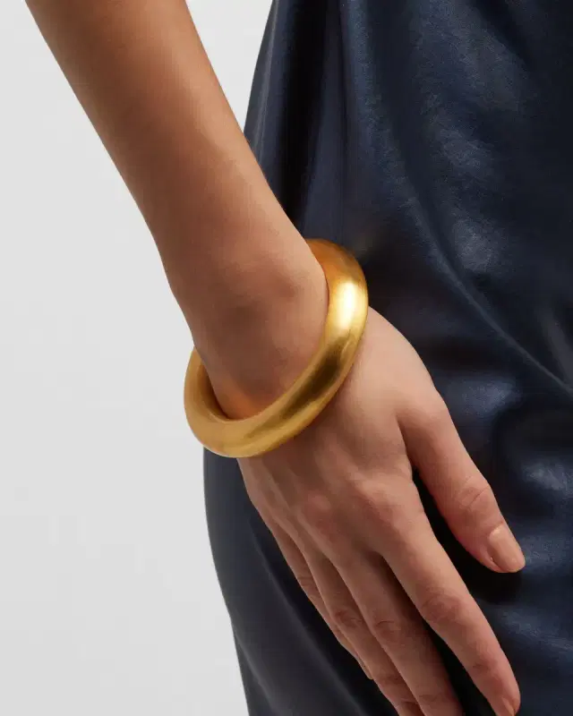 24K Gold-Plated Bangle Bracelet