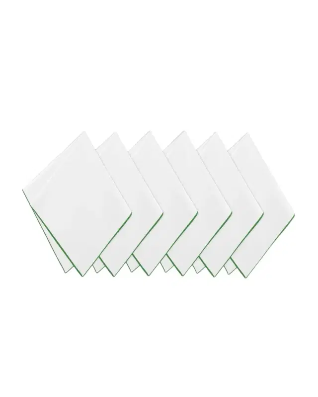 Home Treasures Aiden Linen Dinner Napkins, Set of 6