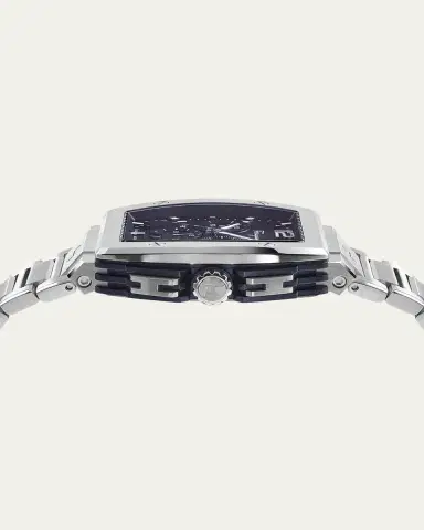 Ferragamo F-80 Tonneau Chrono Stainless Steel Bracelet Watch | Thumbnail 3 Ferragamo F-80 Tonneau Chrono Stainless Steel Bracelet Watch | Thumbnail 3