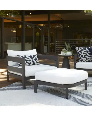 Neiman Marcus Capri Ottoman | Thumbnail 4 Neiman Marcus Capri Ottoman | Thumbnail 4