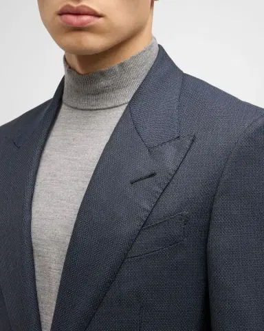 Tom Ford Men's Shelton Micro-Hopsack Suit | Thumbnail 2 Tom Ford Men's Shelton Micro-Hopsack Suit | Thumbnail 2