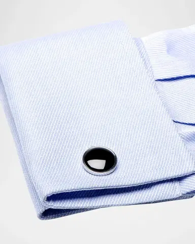 Cufflinks, Inc. Men 's Black Onyx Cufflink 5-Stud Set | Thumbnail 3