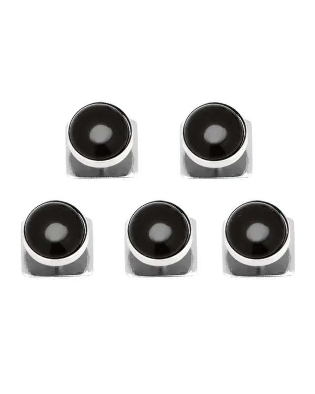 Men 's Black Onyx Cufflink 5-Stud Set
