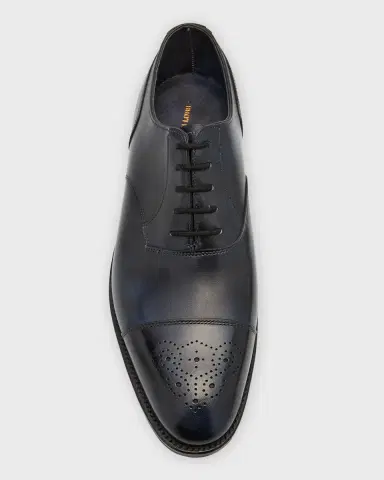 John Lobb Men's Hartland Cap Toe Brogue Leather Oxfords | Thumbnail 4 John Lobb Men's Hartland Cap Toe Brogue Leather Oxfords | Thumbnail 4