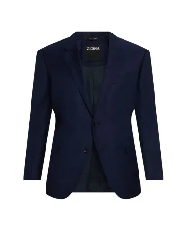 Zegna Men's Solid Wool Blazer | Thumbnail 1 Zegna Men's Solid Wool Blazer | Thumbnail 1