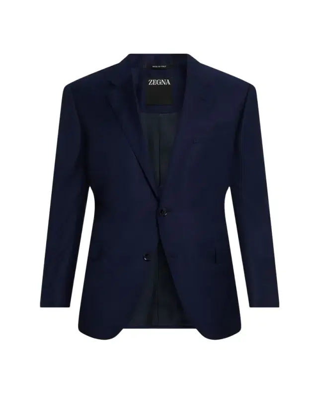 ZEGNA Men's Solid Wool Blazer
