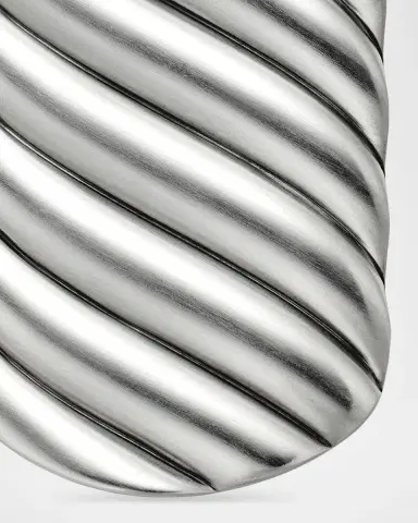 David Yurman Men 's Sculpted Cable Tag Pendant in Silver | Thumbnail 6