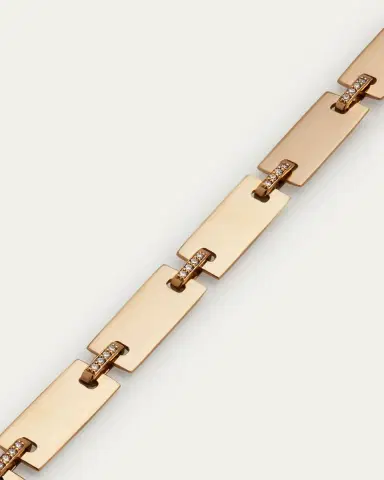 Lana 14K Gold Flawless Tag Link Bracelet | Thumbnail 3