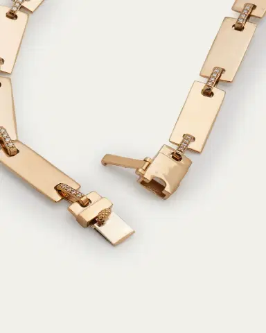Lana 14K Gold Flawless Tag Link Bracelet | Thumbnail 4
