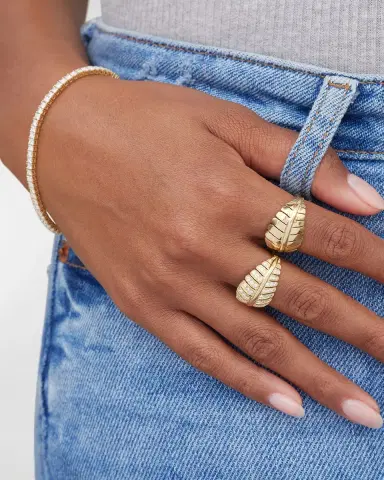 Jennifer Meyer Small Leaf Ring | Thumbnail 2