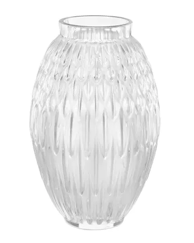 Lalique Plumes Clear Crystal Vase | Thumbnail 1 Lalique Plumes Clear Crystal Vase | Thumbnail 1