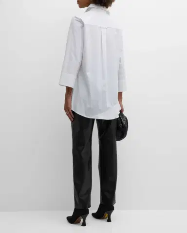 Finley Jenna Button-Down Ruffle Poplin Top | Thumbnail 5 Finley Jenna Button-Down Ruffle Poplin Top | Thumbnail 5
