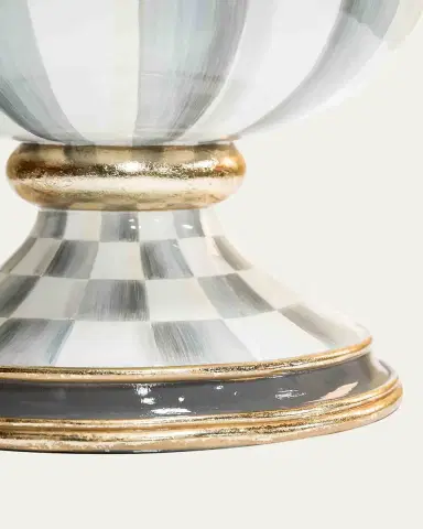 MacKenzie-Childs Sterling Stripe Urn | Thumbnail 2